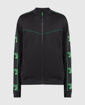 Off-White Black Ow Face Print Sweatshirt