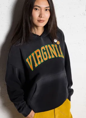 SKYLER VIRGINIA - Sudadera  de manga larga con bolsillo tipo canguro en negro