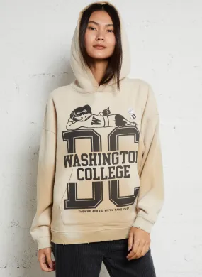 SKYLER WASHINGTON - Sudadera  de manga larga con bolsillo tipo canguro en beige